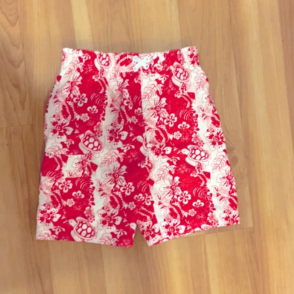 Tropical Themed Swim Pants
